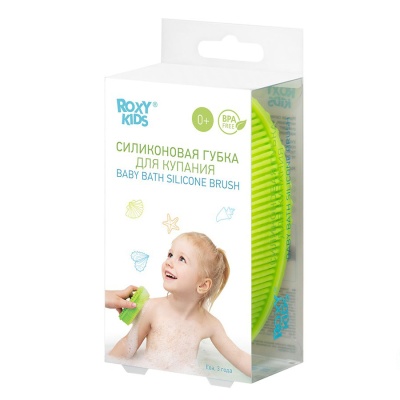 Губка для тела силиконовая Roxy-Kids RSB-003 1